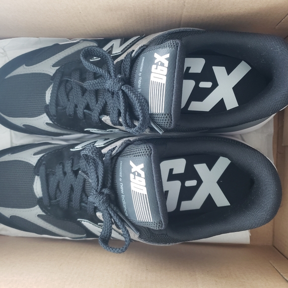 New Balance Black and Gray Athletic Sneakers - Picture 2 of 5